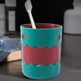 1Pcs Cute Little Monster Color Matching Mouthwash Cup, Reusable
