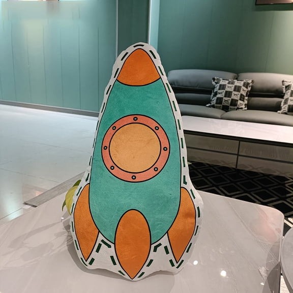 1Pcs Cute Rocket Toy,Rocket Toy for Birthday Gifts and Home Decor,Decorative Pillow for Couch Sofa (20.5 inch)