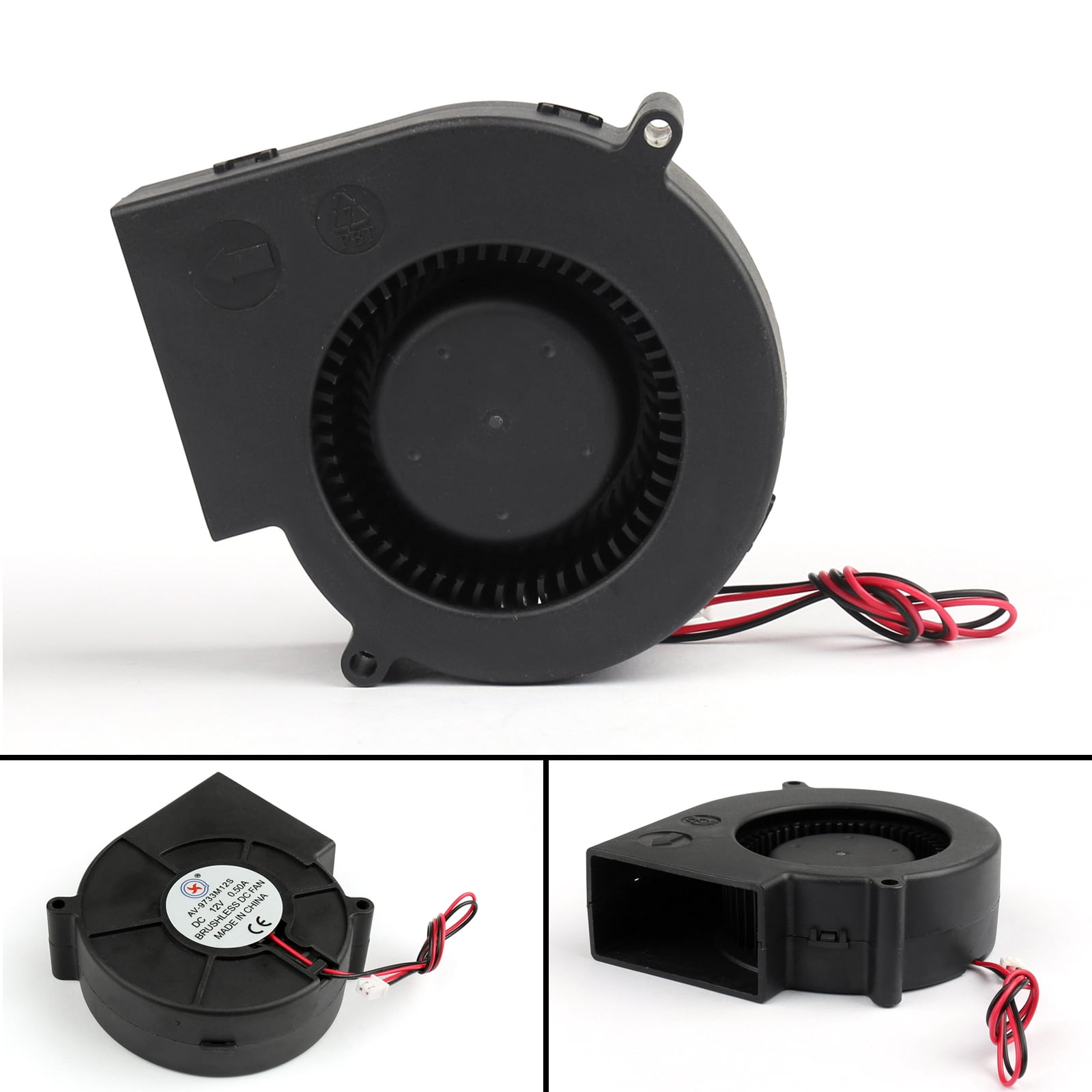 1Pcs DC Brushless Cooling PC Computer Fan 12V 9733s 97x97x33mm 0.5A 2 ...