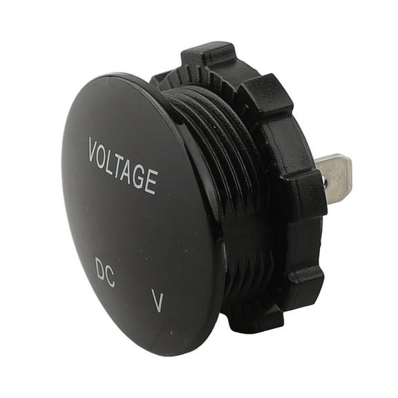 1Pcs Dc 12V 24V Car Replacement Voltmeter Meter Waterproof Digital Led Voltmeter Green Fangkenuo