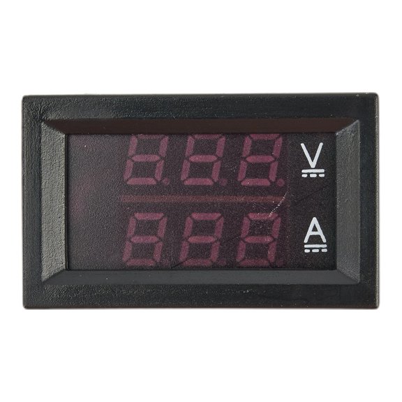 1Pcs Dc0-100V 50A Led Dual Display Digital Voltmeter Ammeter With Shunt Red+Blue YIWEI