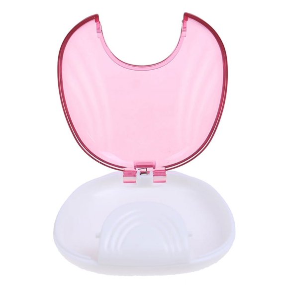 1Pcs Dental False Teeth Cleaning Box Denture Bath Container Retainer Holder Case