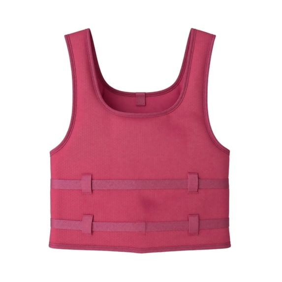 1Pcs Double Buckle Foldable Flotation Vest, Life Jacket for Water Sports or Emergency Use for Adult Wine