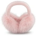 thumbnail image 1 of 1Pcs Ear Muffs for Winter Women Girls Faux Fur Fuzzy Earmuffs Foldable Ear Warmer Fleece Lining Ear Covers, 1 of 6