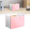 thumbnail image 1 of 1Pcs Expanding File Folder, 13 Pockets Accordion File Organizer, Letter/A4 Size Document Organizer for Home Office School, Pink, 33*23.5cm/12.99*9.25in, 1 of 9