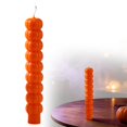 thumbnail image 1 of 1Pcs Fall Taper Candles, Halloween Pumpkin Taper Candles, Stacked Pumpkin Shaped Long Fall Candle Sticks, Fall Harvest Tabletop Candle,Pumpkin Taper Candle for Halloween Thanksgiving Home Table Decor, 1 of 4