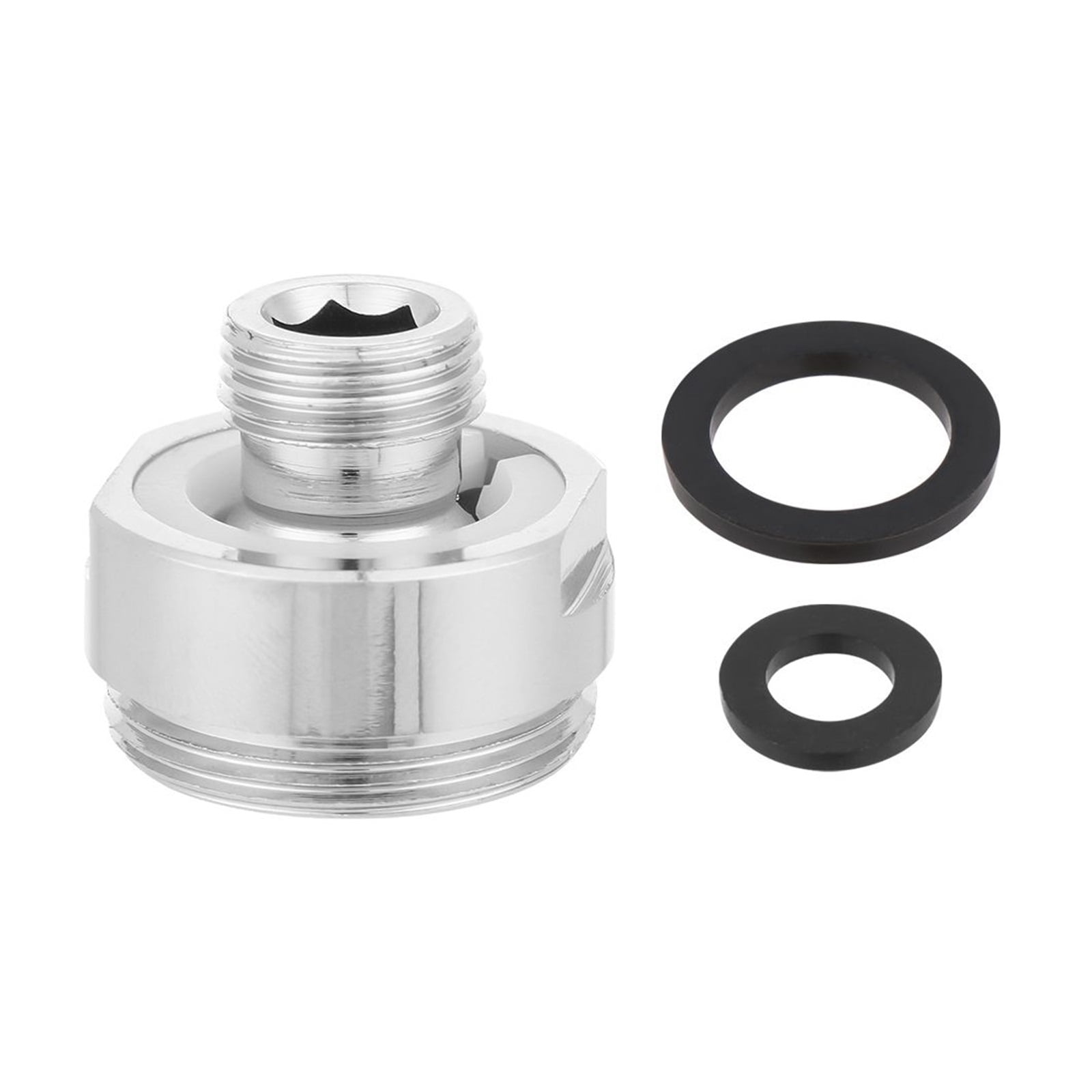 1Pcs Faucet Aerator 360 Degree Adjustable Brass Faucet Connector Swivel Aerator Adapter Shower Faucet Aerator Adapter Kitchen Faucet Fittings ,Water Saving