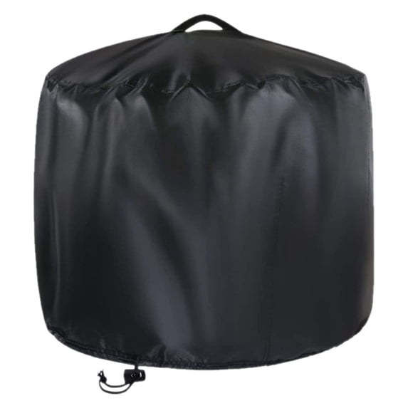 1Pcs Fire Pit Cover, Firepit Cover, Waterproof Outdoor Covers with Handles and Drawstring (18X15In, Black1)