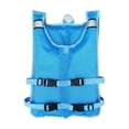 thumbnail image 1 of 1Pcs Fixed 4 Buckle Reflective Foldable Flotation Vest, Life Jacket for Night or Low Light Use for Adult Blue, 1 of 8