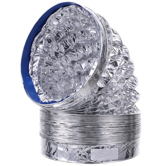 1Pcs Flexible Ventilation Ducting Duct Hose Silver for Heating Solutions