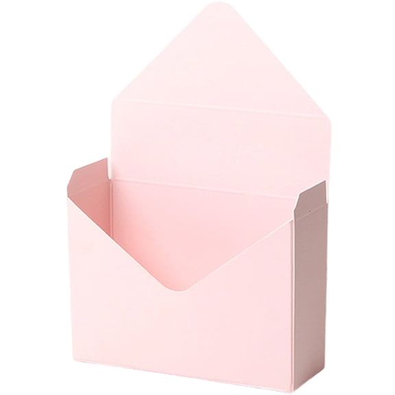 1Pcs Flower Envelope Box,Folding Storage Box,Waterproof Envelop Paper Boxes,Hand Folding Bouquet Flower Box for Wedding Engagement Valentines Day Birthday Graduation Party Decor(Pink1)
