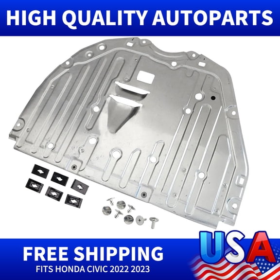 74111-T20-A00 Engine Splash Shield Guard Under Car Cover Board Compatible with Honda Civic 2022-2026, Replacement 74111T20A00