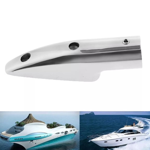 1Pcs For Marine Boat Handrail Rail End 22Mm Tubing 316 Stainless Steel Fitting