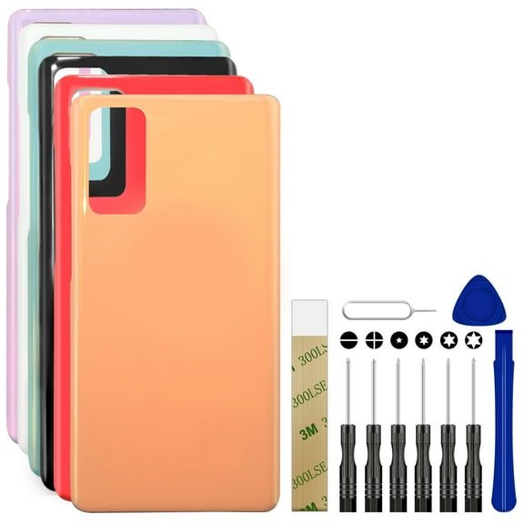 1Pcs For Samsung Galaxy S20 FE 5G G781 SM-G781 Replacement Back Battery Cover Tool Pink