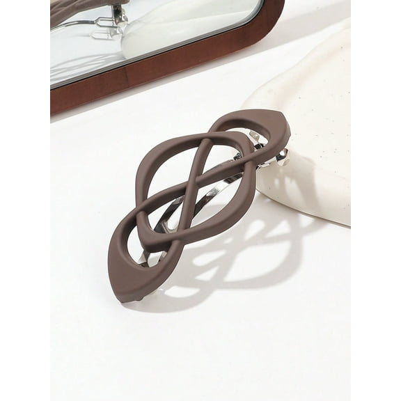 1Pcs French Paris Hair Barrettes for Women Thick Hair,Decorative Hair Clip,Strong Hold Grip Barrette Hair Clips,No Slip Styling