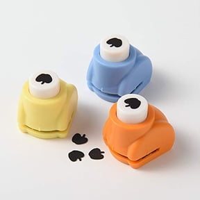 1Pcs Fruit Paper Punch Cutter Random Single Color or Random Mixed Color Mini Plastic Craft Punch Sets Craft Supplies