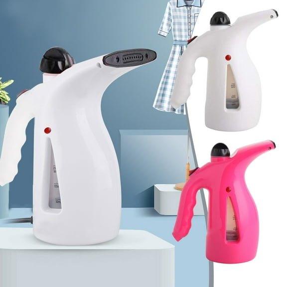 1Pcs Garment Steamer, Yannianjz Garment Steamer, Handheld Clothes Steamer with Round Brush, Portable Fabric Steamer for Travel, Home, Quick Heat Up, Vertical Ironing, US Plug 110V