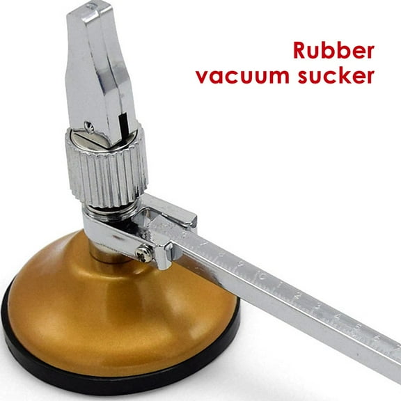 1Pcs Glass Cutter Professional Circular Glass Cutter Cutting With Round Handle Suction Cup Tool 200/300/400Mm Construction Tools 200Mm Smile Home