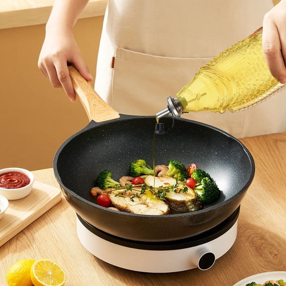 1Pcs Glass Dispenser Bottle With Pour Spout And Stainless Steel Funnel For Kitchen Countertop