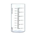 thumbnail image 1 of 1Pcs Glass Measuring Cup with Scale - Heat Resistant Microwave Safe Beaker for Milk Juice Water Easy to Read Kitchen Cooking Baking Tool, 11Fl (Black), 1 of 6