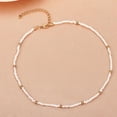 thumbnail image 1 of 1Pcs Glass Seed Beaded Necklaces for Women Seed Beaded Charm Necklace White Pendant Necklace for Women DIY Necklace Bracelet Jewelry Craft Making 16.14 inch(41cm), 1 of 4