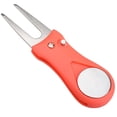 thumbnail image 1 of 1Pcs Golf Divot Repair Tool With Ball Marker Pitch Mark Fork Golf Pitchfork Red Fangkenuo, 1 of 5