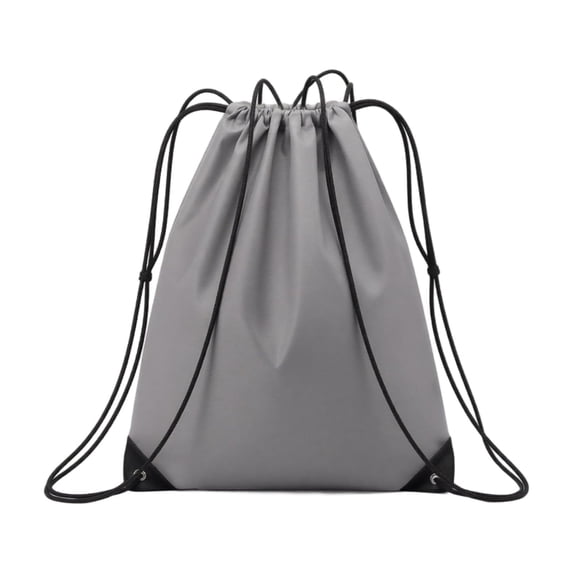 1Pcs Gray Drawstring Bags Bulk Drawstring Backpack String Backpack Cinch Sack Sport Gym Backpack Bags for Yoga Traveling Outdoor Sports