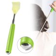 thumbnail image 1 of 1Pcs Green Retractable Back Scratcher with Rubber Handle Scratching Device for The Elderly Extensible Massage Tools Metal Telescopic Hand Grip, Manual Back Massagers, Massage Tools, 1 of 9