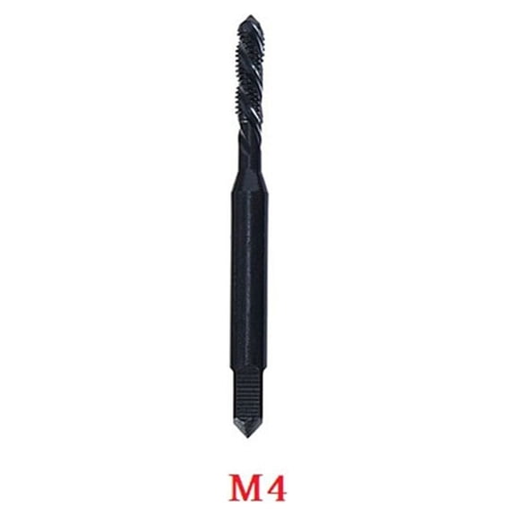 1Pcs HSS Titanium Coating Screw Taps Drill Bit M2 M2.5 M3 M3.5 M5 M6 M8 M10-Metric Straight Flute Thread Tap Hand Tool M4