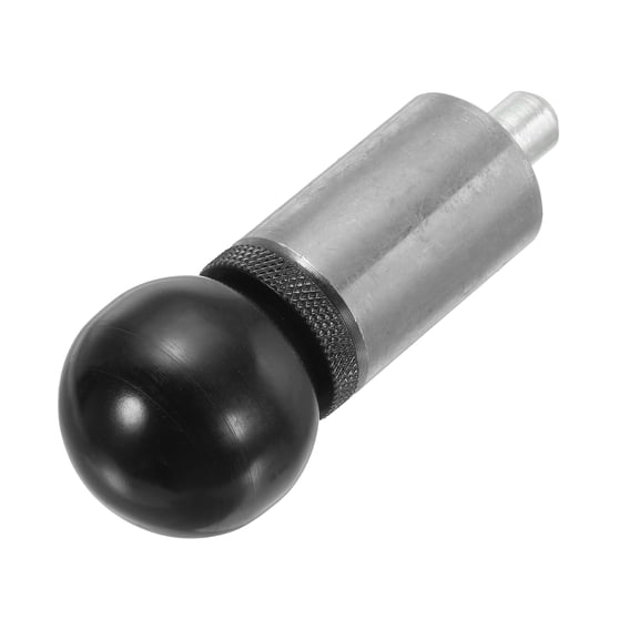 1Pcs Handle Spring-Loaded Pull Pins, Alloy Steel Spring Plungers/Dowel Pin Handle Pull Rod knobs for Shelving System Fitness Equipment, Ball Knob 1.3" Diameter 0.55"x0.35" Rod Size