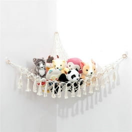 Stuffed Animal Hammock Macrame Boho Plush Toy Net Hammock for Stuffed Animals Corner Hanging Stuffed Animal Storage Holder Teddy Bear Net for Kids Room Walmart