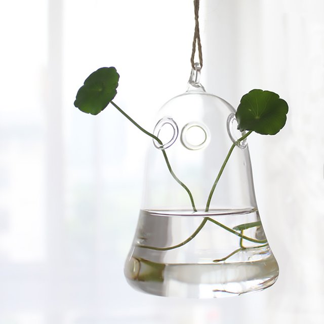 1Pcs Hanging Vase Glass Flower Vase Terrarium Fish Tank Aquarium
