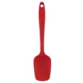 thumbnail image 1 of 1Pcs Heat Resistant Silicone Spoon Spatulas Set, 600ºF Food Safe Non-Stick Kitchen Utensils, Flexible Seamless Spoonula Scraper for Cooking, Baking, Mixing, Stirring, Serving 8.2x1.8 Inch Red, 1 of 6