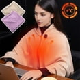 thumbnail image 1 of 1Pcs Heated Shawl Blanket Under $5! Yannianjz Battery Operated Heated Shawl, Wearable Heating Blanket with USB, Rechargeable Warming Wrap, Portable Electric Blanket, Heated Cape for Women Men, 1 of 8