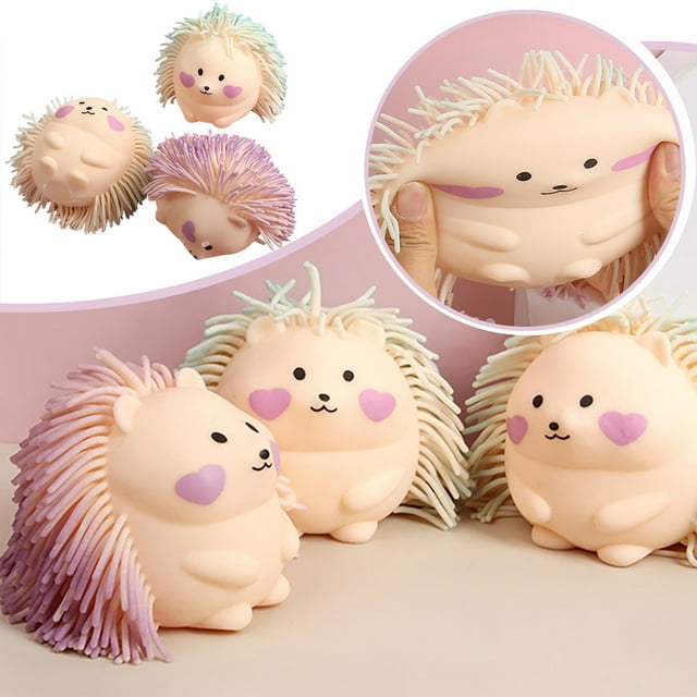 1Pcs Hedgehog Decompression Toy Hedgehog Toy Silicone Hedgehog Toy Miniature Novelty Toys Party Favors