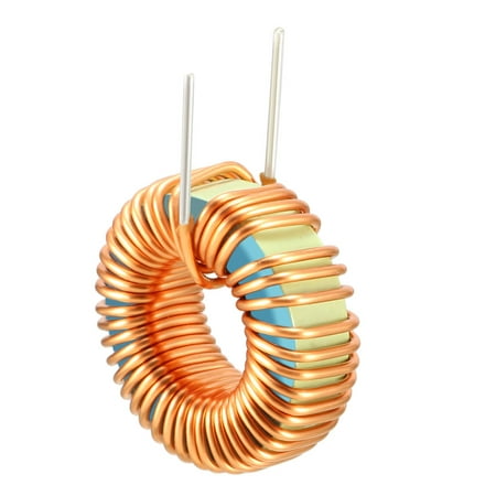1Pcs Horizontal Toroid Magnetic Inductor Monolayer Wire Wind Wound 100uH 7A Coil
