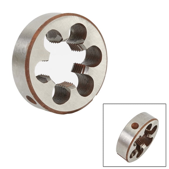 1Pcs Hss Pipe Threads Round Die -Bsp 1/8 1/4 3/8 1/2 3/4In Hss High Speed Steel Pipes Thread -Bsp Round Die Hand-Tools Tap Die G3/4-14 Smile Home