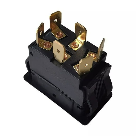1Pcs Hy60B Rocker Switch On-Off-On Pushbutton Switch 125/250V 20/15A 6-Terminals