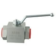 1Pcs Hydraulic 2 Way High Pressure Ball Valve 1/4\" To 1\" for 500