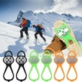 thumbnail image 1 of 1Pcs Ice Crampons under $5! Kadlawus 5-Point Ice Cleats for Shoes, Non-Slip Snow Traction Crampons, Adjustable Ice Grips for Boots, Winter Hiking Climbing Spikes, Stainless Steel Ice Spikes, 1 of 9