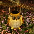 thumbnail image 1 of 1Pcs Iron Art Solar Owl Ground Light Crafts Garden Lawn Outdoor Garden Decorative Lamp LED Solar Light Hanging Landscape, 1 of 6