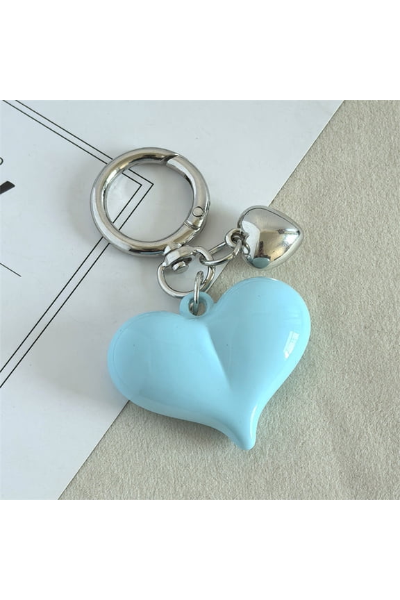 1Pcs Keychain Heart Shaped Ornament Keychain Pendant With Keychain Bag Pendant. Heart Shaped Pendant Ornament Valentines Day Gift