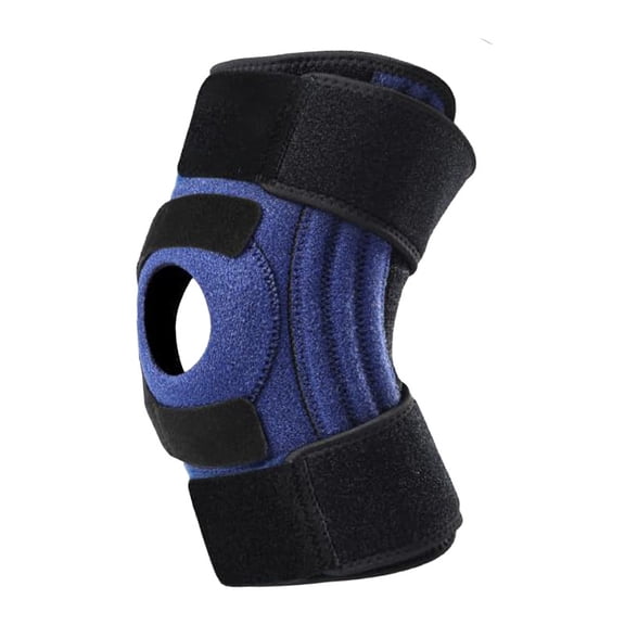 1Pcs Knee Brace for Meniscus Tear:Adjustable Knee Support for Maximum Knee Pain,Side Stabilizers for Injury or Surgery Recovery Men and Women 【 Blue-Left 】