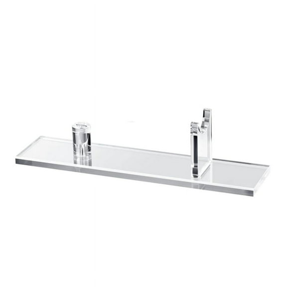 1Pcs Knife Display Stand Acrylic Case Desktop Display, Single Holder for Home Decor (Clear Base)