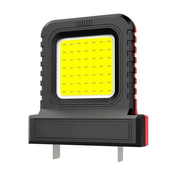1Pcs LED Work Light,High Brightness Floodlight For All Power Tool,Plastic Work Light,Bright Portable Outdoor Flashlight, for Camping, Fishing, Job Site, Indoor and Outdoor Use(Red)