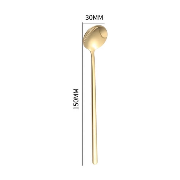 1Pcs Large Stainless Steel Spoon Long Handle Spoons Kitchen Cutlery Rice Dumpling Porridge Soup Scoops Restaurant Tableware