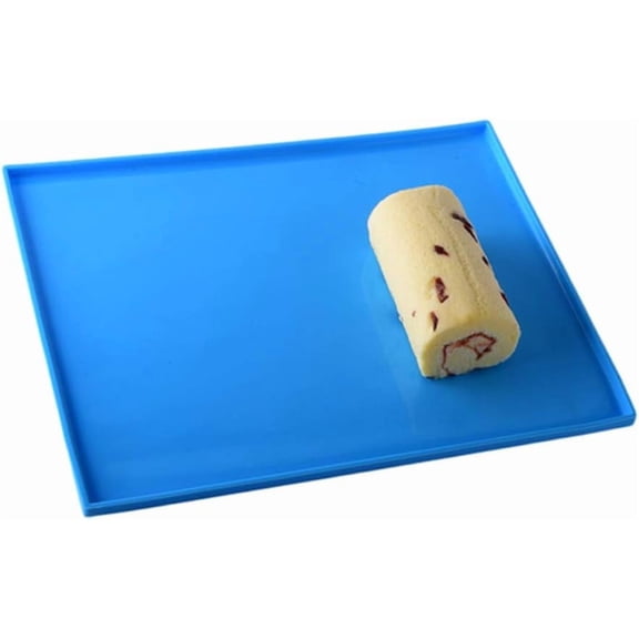 1Pcs Large Swiss Roll Cake Mat Flexible silicone Baking Tray, 14.17x11 in Silicone Jelly Roll Pan Cookies sheet Bakeware Nonstick Baking Tray, silicone baking pan