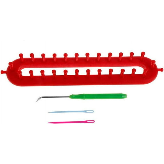 1Pcs Long Knitting Loom DIY Weaving Loom for Scarf Sweater Shawl Stitch Knit Weaving Tool with 62 Pegs