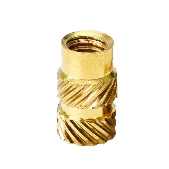 10Pcs M2 M2.5 M3 M4 M5 M6 M8 Brass Insert Nut Hot Melt Knurled Thread Nuts Heat Injection Embedment Insertion Copper Nut