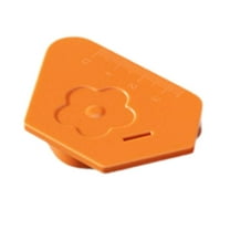 1Pcs Magnetic Seam Guide for Sewing Machine, Multifunctional Polygonal Hemmer Guide with Scale, Universal Sewing and Quilting Supplies Accessories Tools (Polygonal Seam Guide) (Orange)